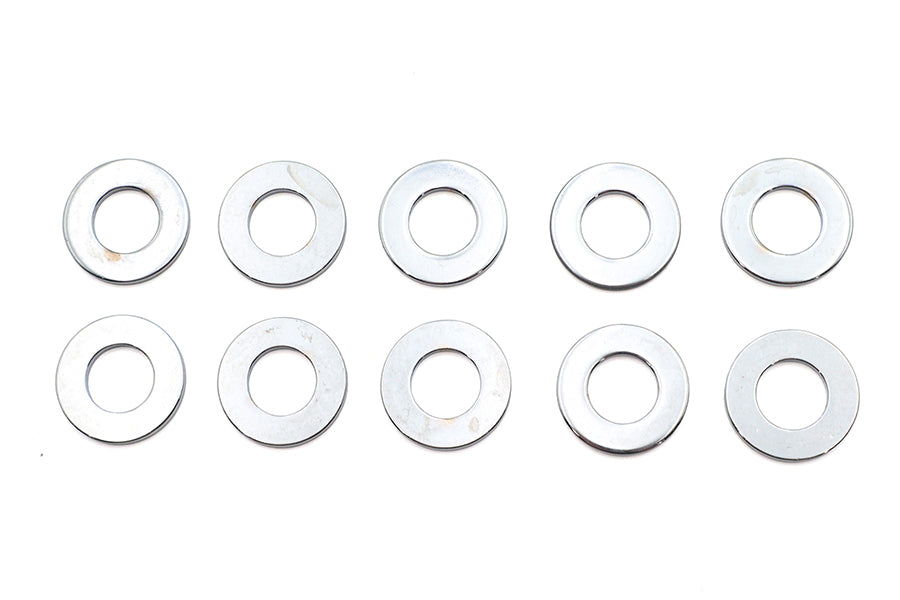 V-Twin Manufacturing Chrome Shock Stud Washers 1/2 Hole