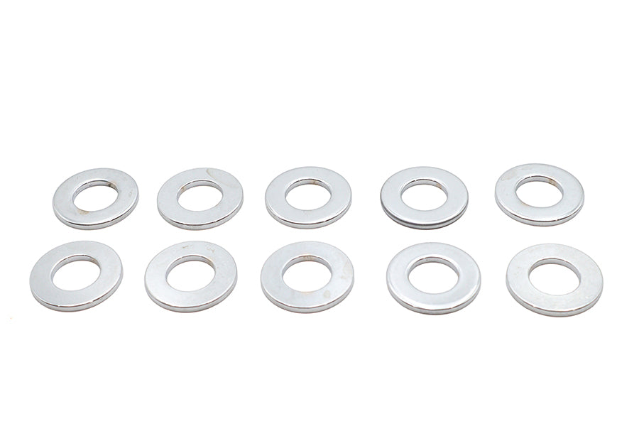 V-Twin Manufacturing Chrome Shock Stud Washers 1/2 Hole - additional view 2