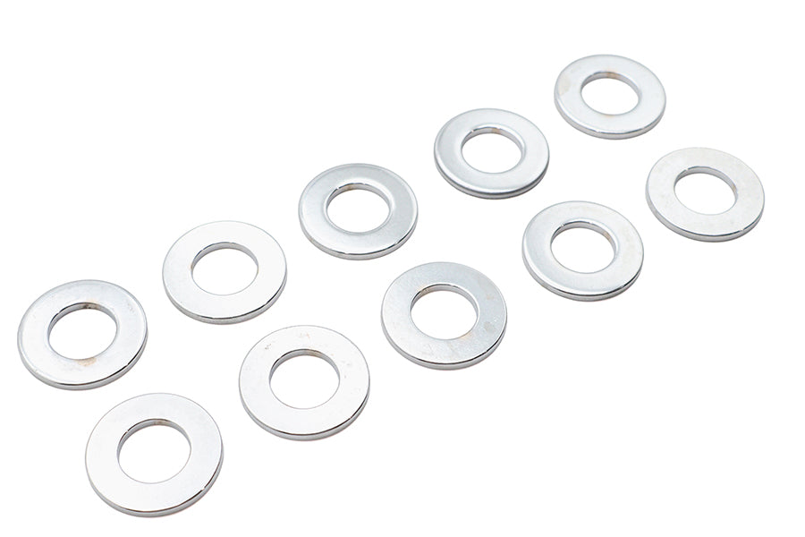 V-Twin Manufacturing Chrome Shock Stud Washers 1/2 Hole - additional view 4