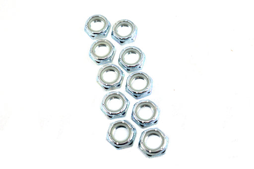 V-Twin Manufacturing Zinc Nyloc Shock Stud Nut