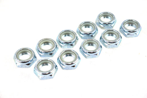 V-Twin Manufacturing Zinc Nyloc Shock Stud Nut - additional view 2