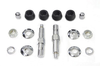 V-Twin Manufacturing Chrome Lower Rear Shock Stud Set