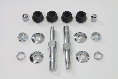 V-Twin Manufacturing Chrome Lower Rear Shock Stud Set - additional view 2