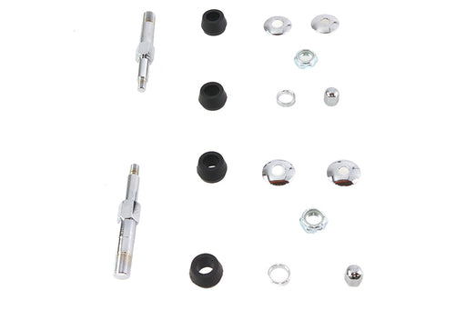 V-Twin Manufacturing Chrome Upper Rear Shock Stud Set