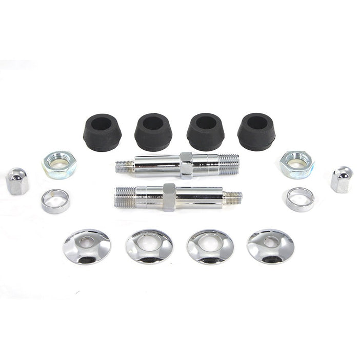 Chrome Lower Rear Shock Stud Set - V-Twin 54-0446 - OEM 54517-58