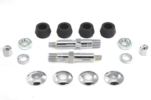 V-Twin Manufacturing Chrome Lower Rear Shock Stud Set