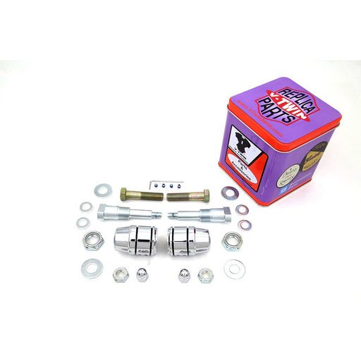 Chrome Shock Stud Kit - V-Twin 54-0451 - Evolution Sportster 1991-1993