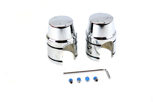 AEE Upper Shock Stud Cover Set Chrome - additional view 2
