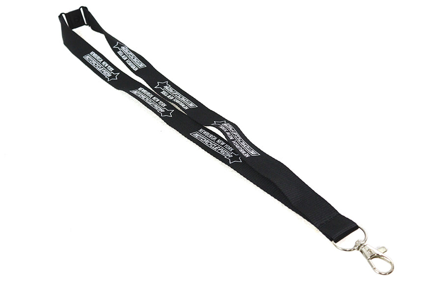 V-Twin Manufacturing Motorcyclepedia Lanyard with 3/4 Lobster Clip - additional view 3