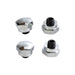 Chrome Rocker Shaft End Plug - V-Twin 7142-4 - Ironhead 1971-1984
