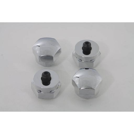 Chrome Rocker Shaft End Plug - V-Twin 7143-4 - Ironhead 1957-1970