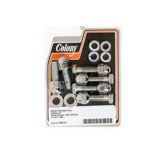 Rear Fender Strut Bolt Kit Acorn Style - V-Twin 7207-8 - Ironhead 1959-1981