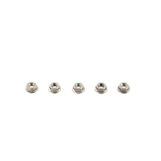 Serrated Hex Flange Nuts 5/16-18 Stainless Steel - V-Twin 73-0246