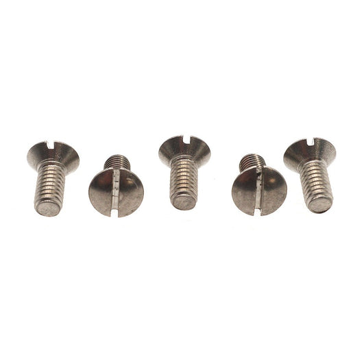 Oval Slotted Screw 5/16-18 x 3/4" Stainless Steel - V-Twin 73-0299