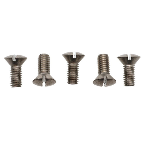 Oval Slotted Screw 5/16-18 x 3/4" Stainless Steel - V-Twin 73-0299
