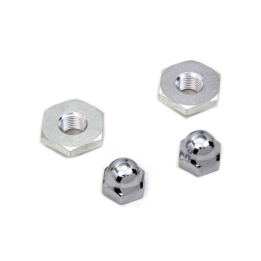 Cadmium Acorn Nut and Retainer Kit - V-Twin 7613-2 - OEM 45647-30
