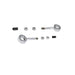 Chrome Rear Chain Adjuster - V-Twin 7703-2 - Sportster 1952-1978