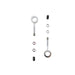 Chrome Rear Chain Adjuster - V-Twin 7703-2 - Sportster 1952-1978