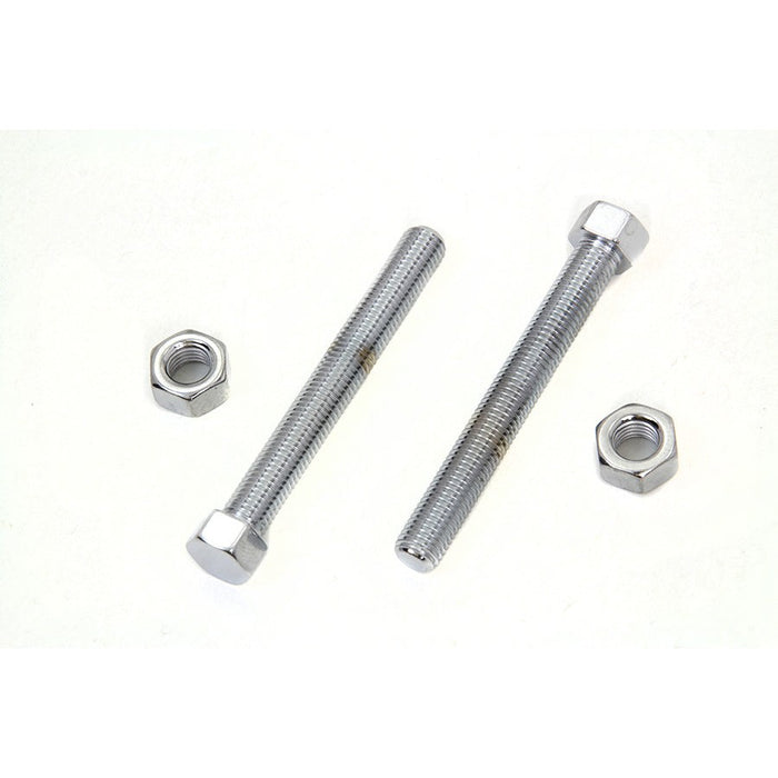 Chrome Rear Chain Adjuster - V-Twin 7814-2