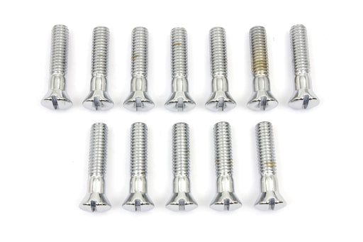 Colony Chrome Cam Cover Stock Slotted Screws