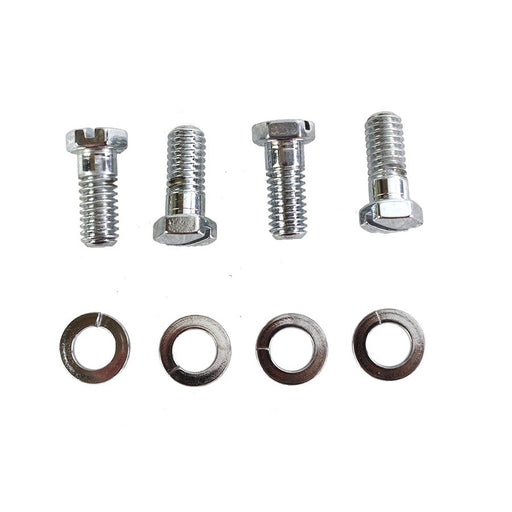 Chrome Stock Carburetor Mount Screws - V-Twin 8158-8 - OEM 27422-39