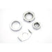 Chrome Rear Axle Nut and Lock Kit - V-Twin 8160-4 - OEM 41596-30