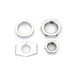 Chrome Rear Axle Nut and Lock Kit - V-Twin 8160-4 - OEM 41596-30