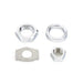 Chrome Rear Axle Nut and Lock Kit - V-Twin 8160-4T
