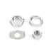Chrome Rear Axle Nut and Lock Kit - V-Twin 8160-4T
