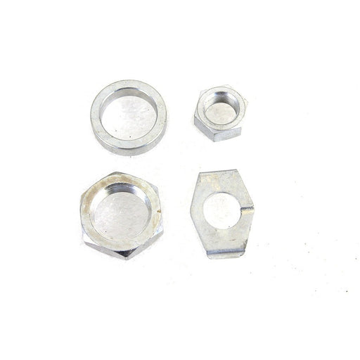 Cadmium Rear Axle Nut and Lock Kit - V-Twin 8161-4 - OEM 41595-30