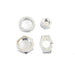 Cadmium Rear Axle Nut and Lock Kit - V-Twin 8161-4 - OEM 41595-30