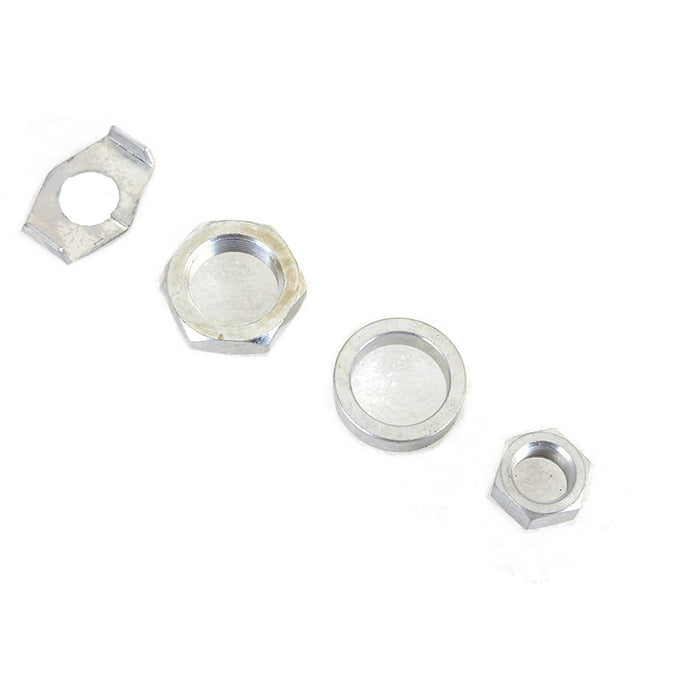 Cadmium Rear Axle Nut and Lock Kit - V-Twin 8161-4 - OEM 41595-30