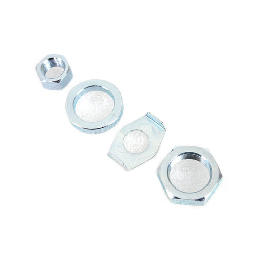 Zinc Rear Axle Nut and Lock Kit - V-Twin 8161-4T