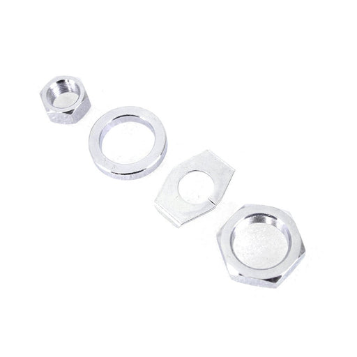 Zinc Rear Axle Nut and Lock Kit - V-Twin 8161-4T