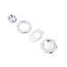 Zinc Rear Axle Nut and Lock Kit - V-Twin 8161-4T