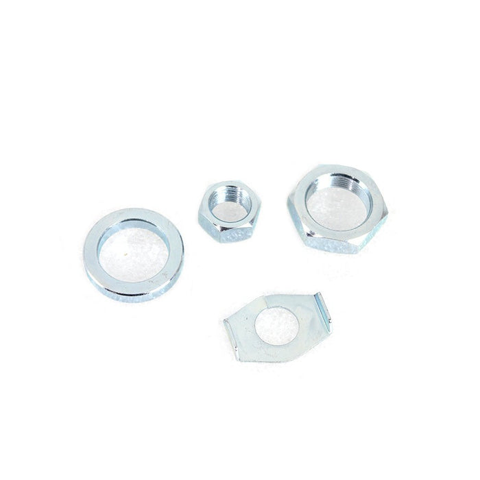Zinc Rear Axle Nut and Lock Kit - V-Twin 8161-4T