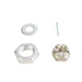 Cadmium Front Axle Nut Kit - V-Twin 8163-3 - OEM 7845