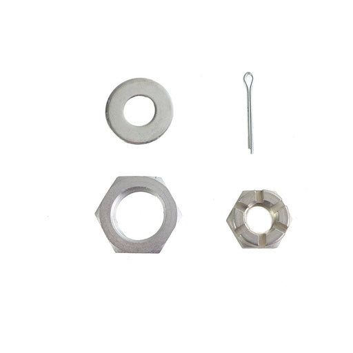 Cadmium Front Axle Nut Kit - V-Twin 8163-3 - OEM 7845