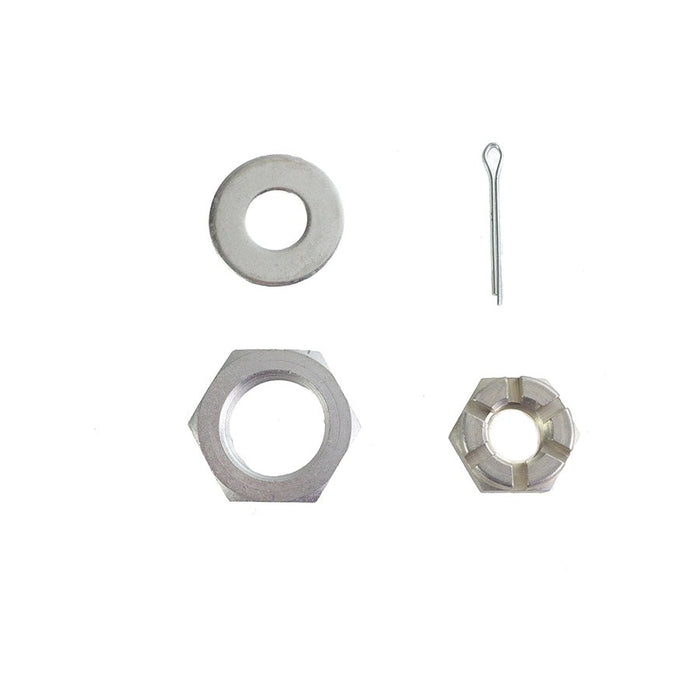 Cadmium Front Axle Nut Kit - V-Twin 8163-3 - OEM 7845
