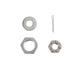 Cadmium Front Axle Nut Kit - V-Twin 8163-3 - OEM 7845