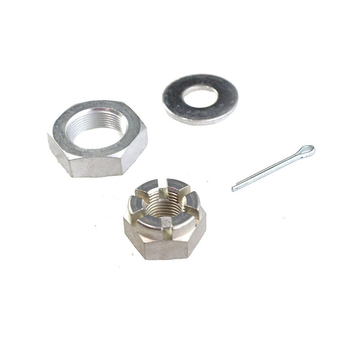Cadmium Front Axle Nut Kit - V-Twin 8163-3 - OEM 7845
