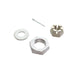 Cadmium Front Axle Nut Kit - V-Twin 8163-3 - OEM 7845