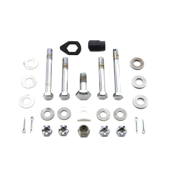 Chrome Upper and Lower Motor Mount Bolt Kit - V-Twin 8164-19