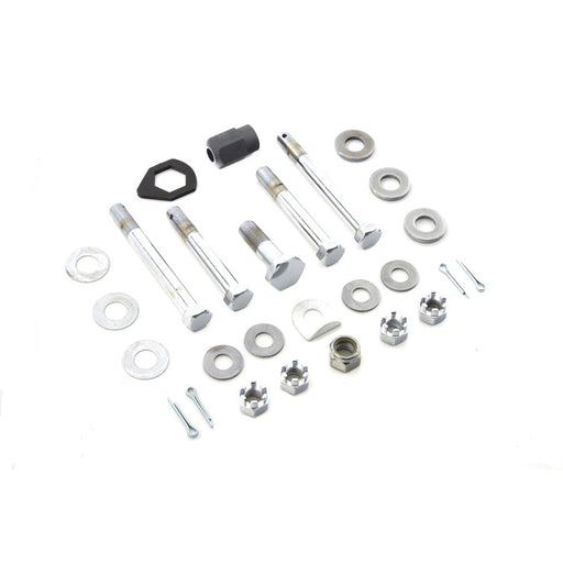 Chrome Upper and Lower Motor Mount Bolt Kit - V-Twin 8164-19