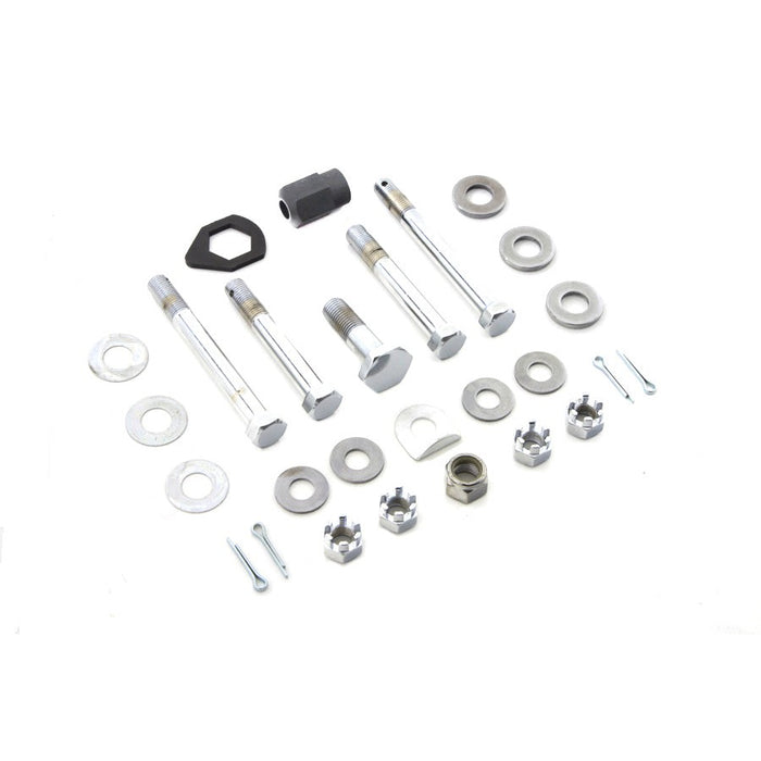 Chrome Upper and Lower Motor Mount Bolt Kit - V-Twin 8164-19