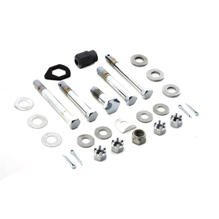 Chrome Upper and Lower Motor Mount Bolt Kit - V-Twin 8164-19