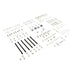 Cadmium Stock Style Hardware Kit - V-Twin 8300 CAD