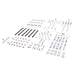 Chrome Stock Style Hardware Kit - V-Twin 8302 CHR