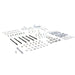 Chrome Stock Style Hardware Kit - V-Twin 8302 CHR