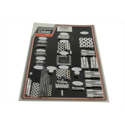 Cadmium Stock Style Hardware Kit for Aluminum Heads - V-Twin 8306 CAD